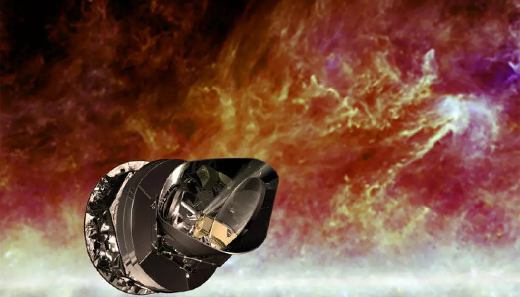 Romteleskopet Planck ser Melkeveiens magnetfelt