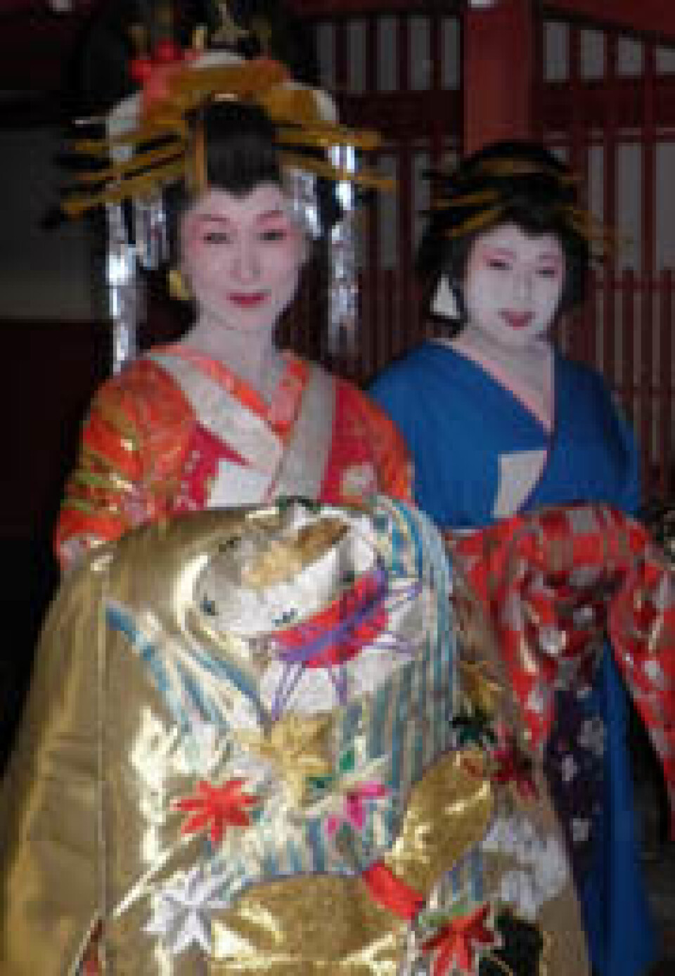 I løpet av Japanoppholdet ble det tid til å treffe både geishaer, samuraier og ninjaer: Banketten ble holdt i en historisk temapark.