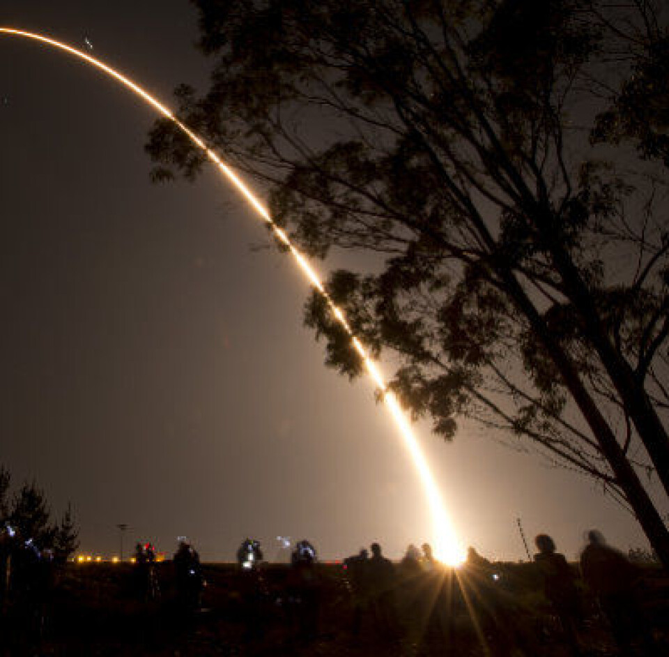 Fredag 28 oktober lettet NASA og NOAAs nye værsatellitt NPP fra Vandenberg i California. Måtte den få mange gode år i bane. (Foto: (NASA))