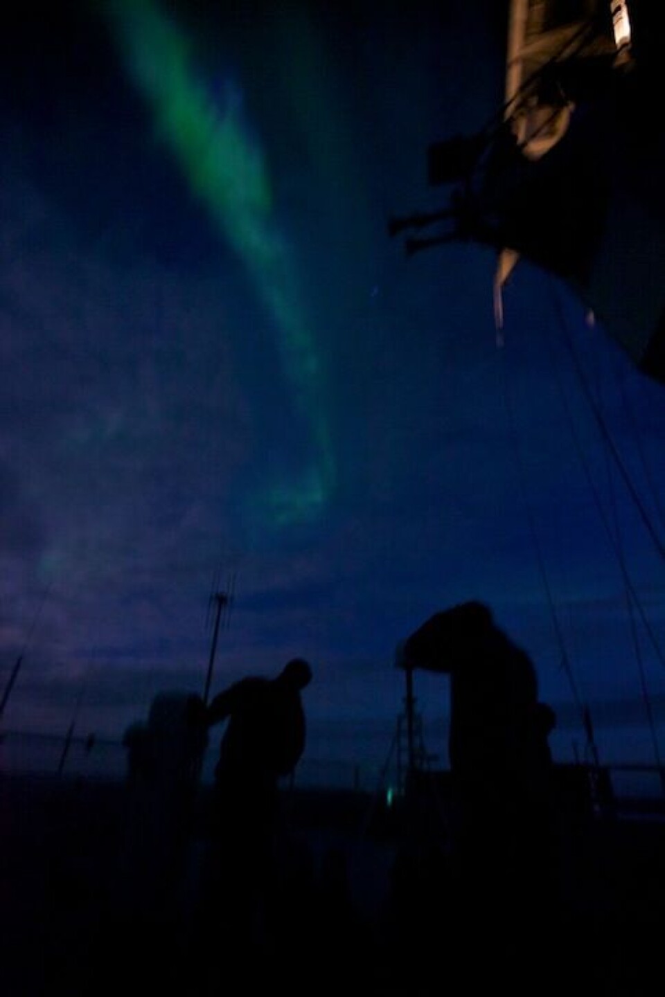 På toppen av broen er det panoramautsikt rundt hele himmelhvelvingen. Foto: Sindre Skrede