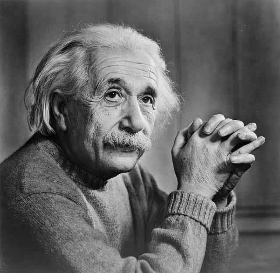 Einstein håper nok at ESA sender opp EUCLID for å sette hans Generelle Relativitetsteori på nye prøver.