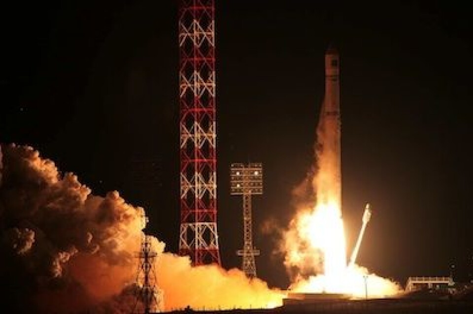 Første del av oppskytningen av Phobos-Grunt gikk fint. Men hva skjedde så? Det er fortsatt et bittelite håp om at ferden kan reddes, men tiden renner ut ... (Foto: (Roscosmos))