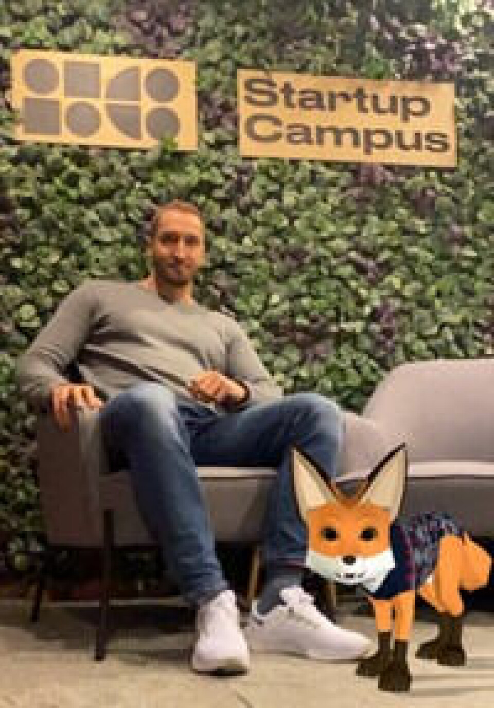 ... and here is Mathias Grønstad with the fox.