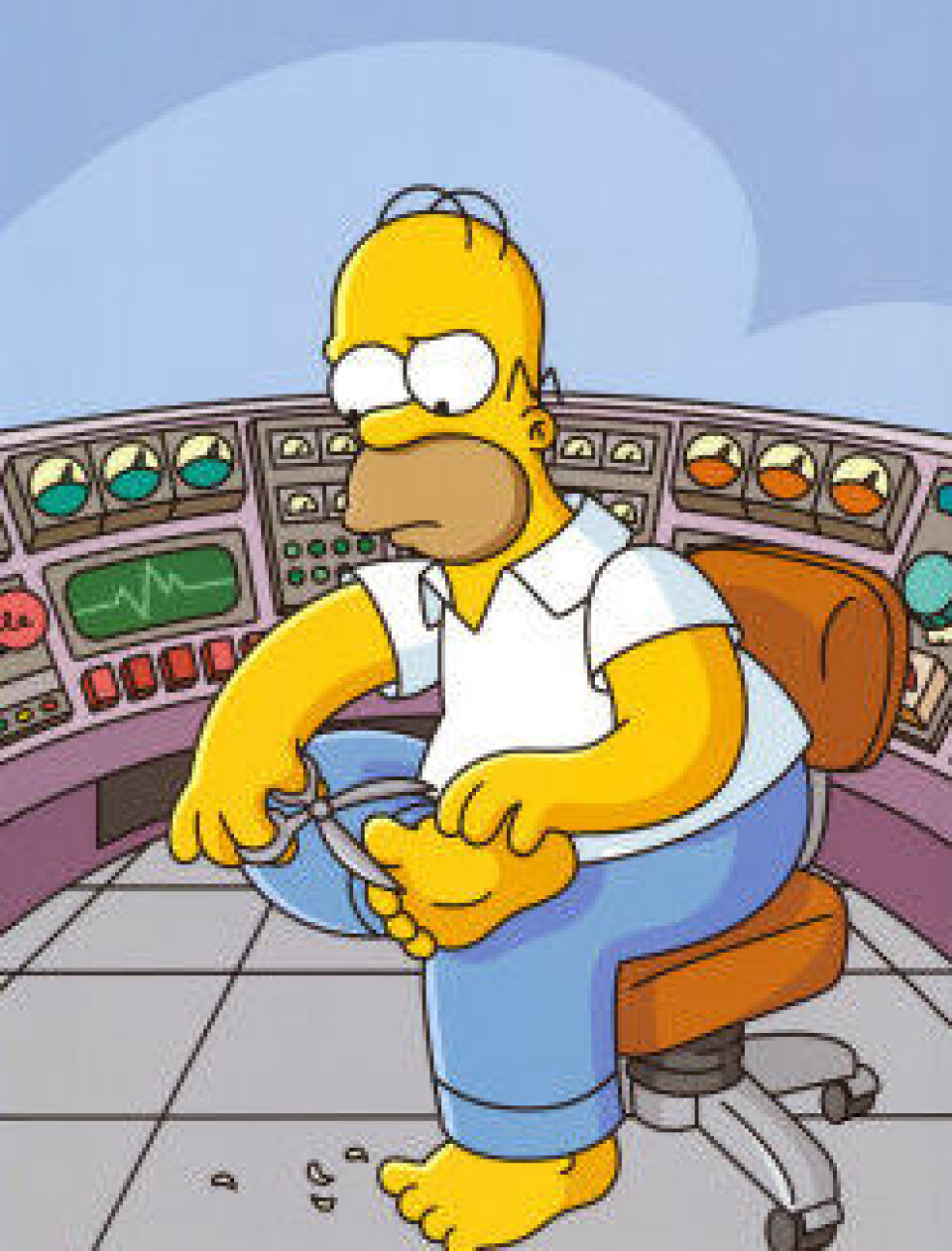 Er det ikke et under at atomkraftverket i Springfield fortsatt står der? (Matt Groening / Fox).
