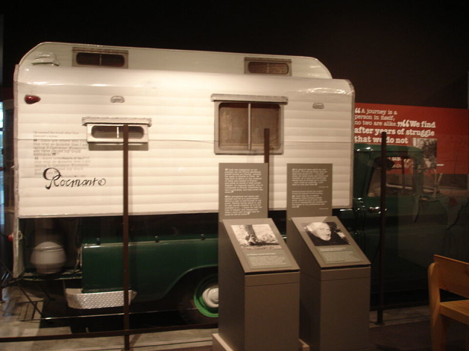 Rocinante, John Steinbecks bobil som han brukte på turen over det amerikanske kontinent på begynnelsen av 60-tallet og som er skildret i hans siste bok 'Turen med Charley'. (Foto: Wikimedia commons, ukjent opphav)