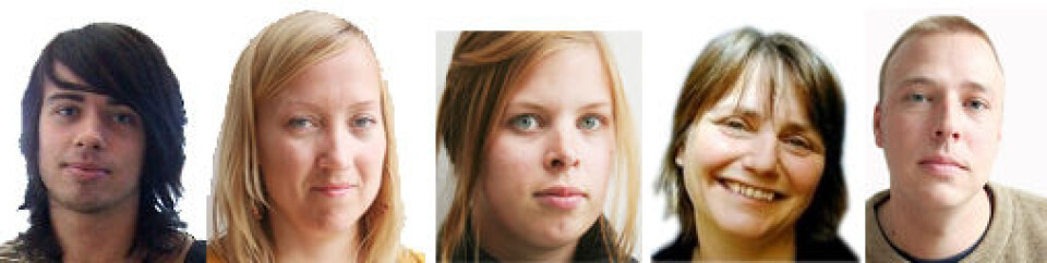 Disse finner du i Stavanger denne uka: fra venstre: Per Byhring, Marianne Nordahl, Hanne Jakobsen, Nina Kristiansen og Bjørnar Kjensli.