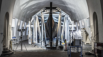 Stålrigger på 40 tonn skal skåne vikingskipene under byggingen av nytt museum