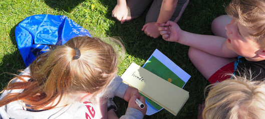 Norsk-undervisning ute i naturen ga barna bedre språk