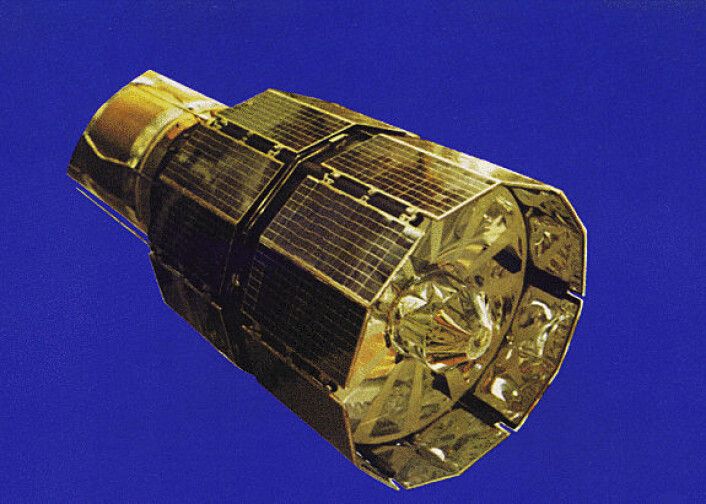 ESRO-2B eller IRIS var ESROs første vellykkede satellittoppskytning, i 1968. (Foto: NASA) ESRO-2B eller IRIS var ESROs første vellykkede satellittoppskytning, i 1968. (Foto: NASA)