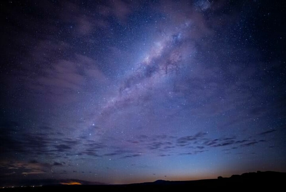Nattehimmelen i Atacamaørkenen