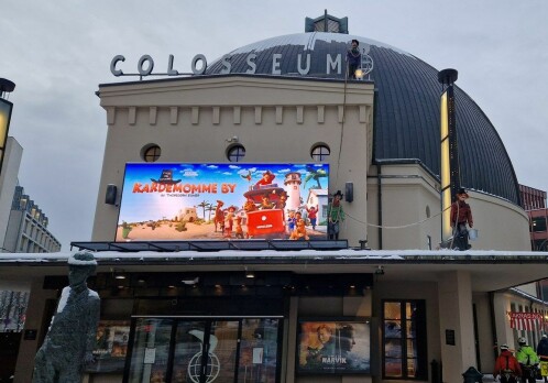 Da «Folk og røvere i Kardemomme by» hadde premiere, fikk Colosseum Kino hjelp fra Kristianias fagstab
