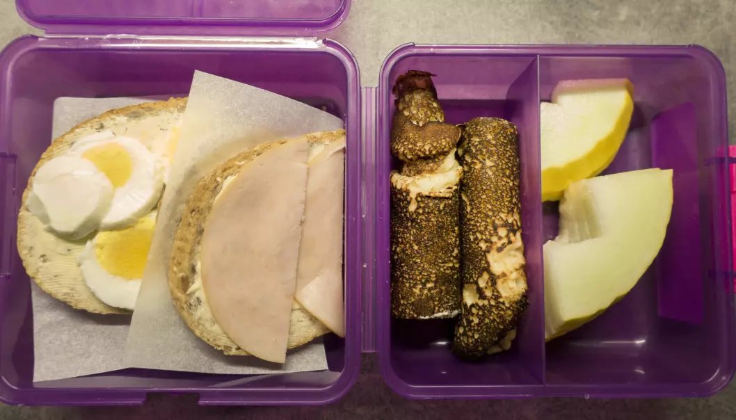 Forskere har sett på effekten av skolemat. I Norge er det vanlig å ha med seg matboks på skolen.