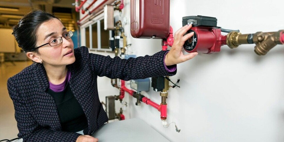 Professor Natasa Nord is doing research on increasing the efficiency of control systems for heating, including the type used on the Gløshaugen campus.