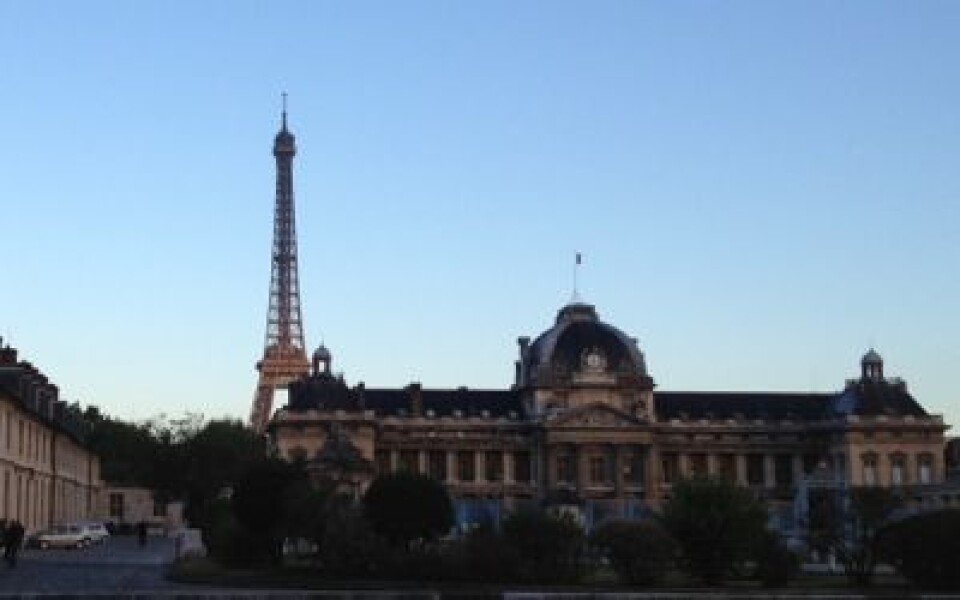 Morgenstemning i Paris. ESAs hovedkvarter er rett rundt neste gatehjørne. (Foto: T. Wahl)
