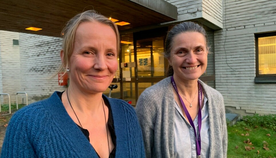 Kaja Selmer og Magnhild Kverneland forsker på ketogen diett mot epilepsi, ved Spesialsykehuset for epilepsi.