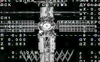 Russisk romskip har ankommet ISS Russisk romskip har ankommet ISS
