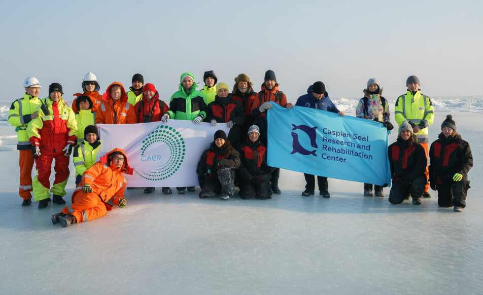 Expedition team consisting of scientists and marine experts from USA, Norway, UK, Kazakhstan, Saudi Arabia and France.