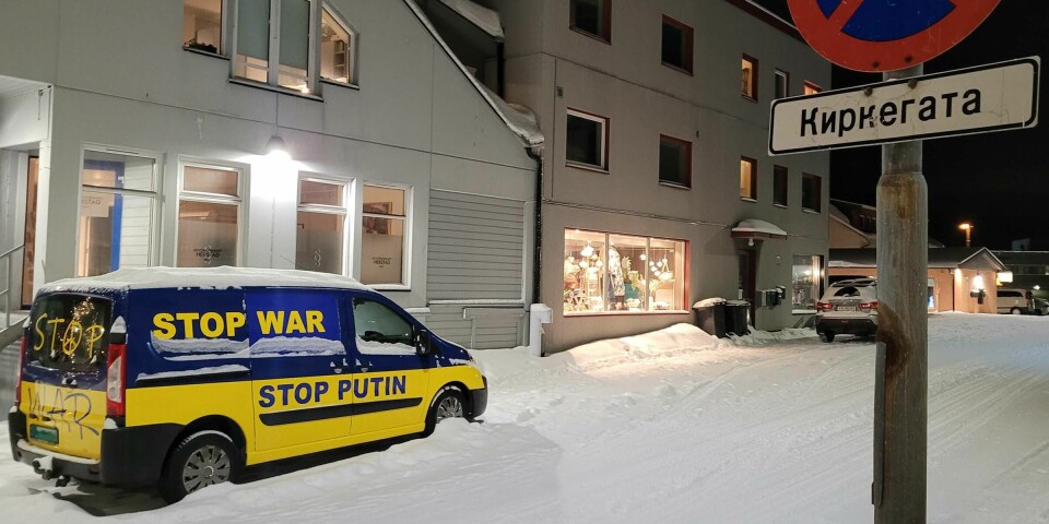 The support for Ukraine is clear in Kirkenes.