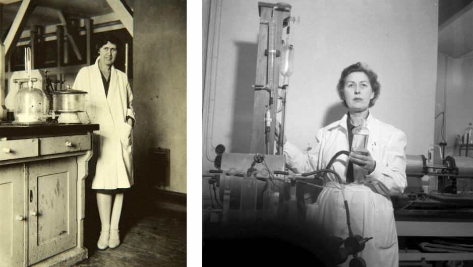 Fra 1953 jobbet Liv Ranfrid Tessem ved NTHs laboratorium for materialtesting.