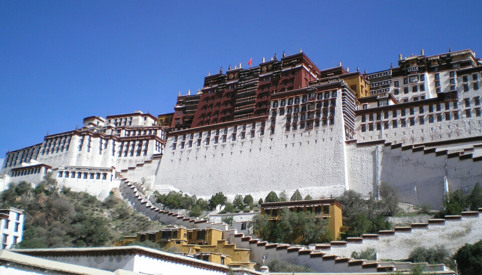 Potala-palasset i Lhasa, som Dalai Llama tidligere brukte som vinterpalass mellom 1600-tallet og 1950-tallet.