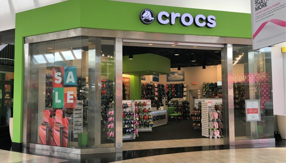 Jepp - i andre land finnes det egne Crocs-sjapper.