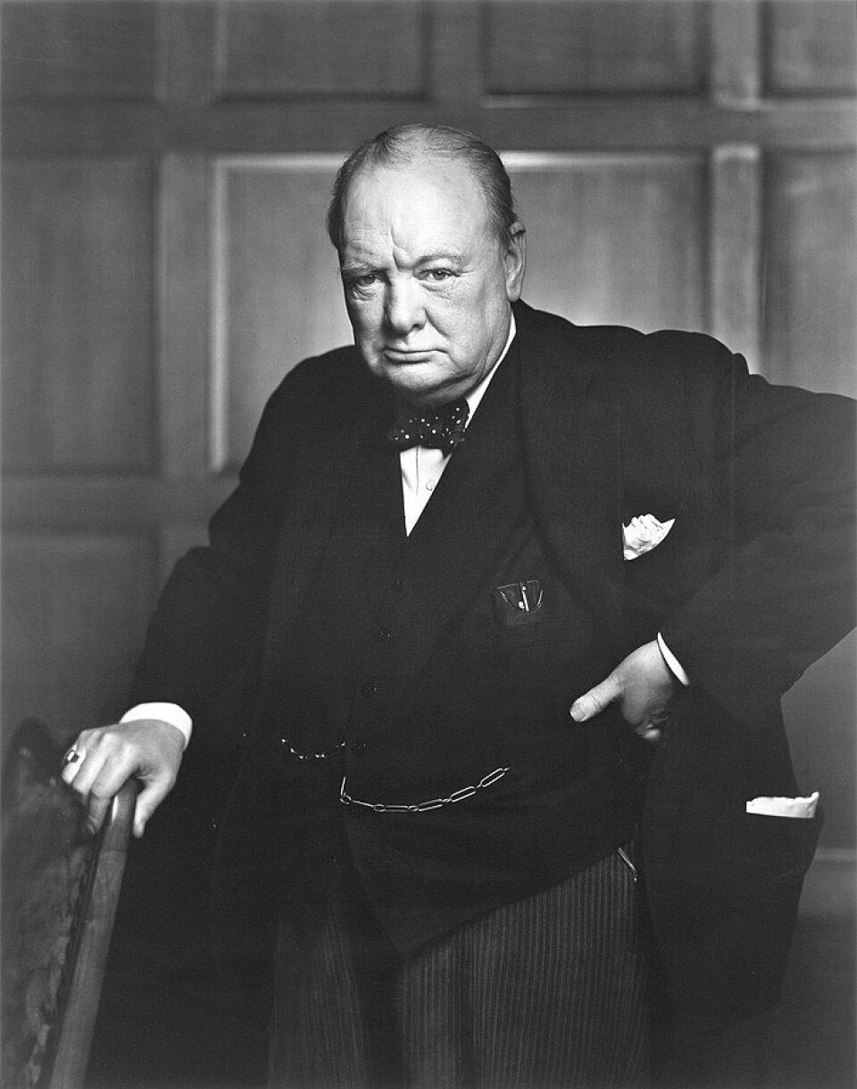 Winston Churchill måtte tåle