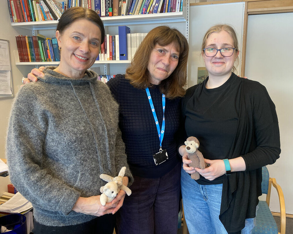 F.v. Berit Sivertsen, pedagogisk leder ved Berg barnehage i Trondheim, professor Mila Vulchanova og Ellen Saxlund, lektor ved ungdomsskole i Bærum.