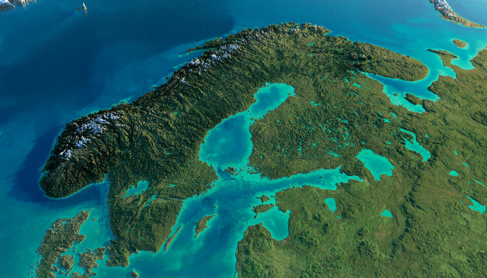 Norge sin kyst er 104.600 kilometer lang.