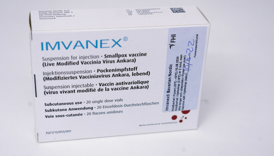 Imvanex er en vaksine mot kopper og mpox.