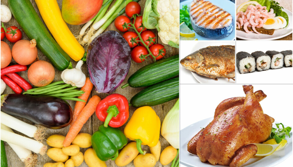 Forskerne vil at vi skal spise mer enn en halv kilo grønnsaker hver dag. I dagens kostråd anbefales fisk til middag to-tre ganger i uka. De anbefaler hvitt kjøtt, rent kjøtt og magert kjøtt med lite salt. Selv om vi går ned på det røde kjøttet, skal vi ikke spise mer hvitt kjøtt, ifølge forslaget til nye kostråd.