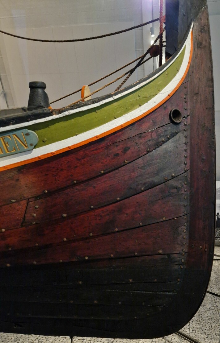 Nordlandsbåten er bygd etter samme metode som vikingene brukte: klink-metoden.