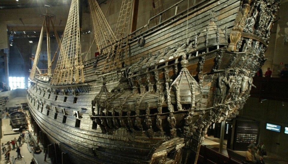 Vasa var et stort og praktfullt krigsskip.
