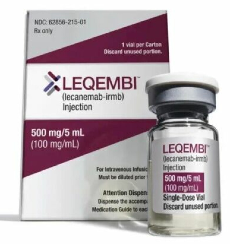 Alzheimer-medisinen Leqembi ble godkjent til bruk i USA 6. juli i år.