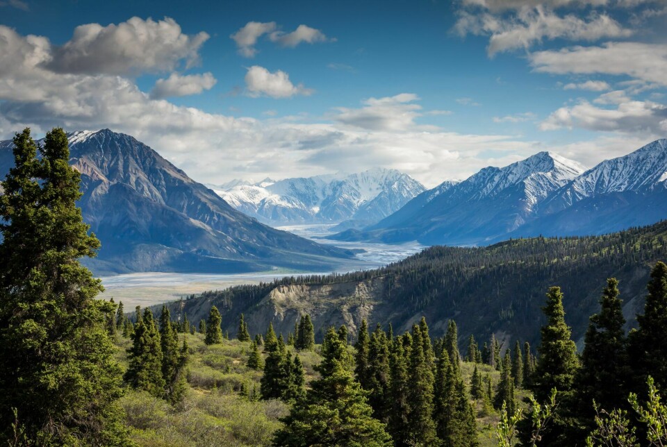 Alt du forbruker kommer fra naturen. Bildet viser Kluane Nasjonalpark i Canada.