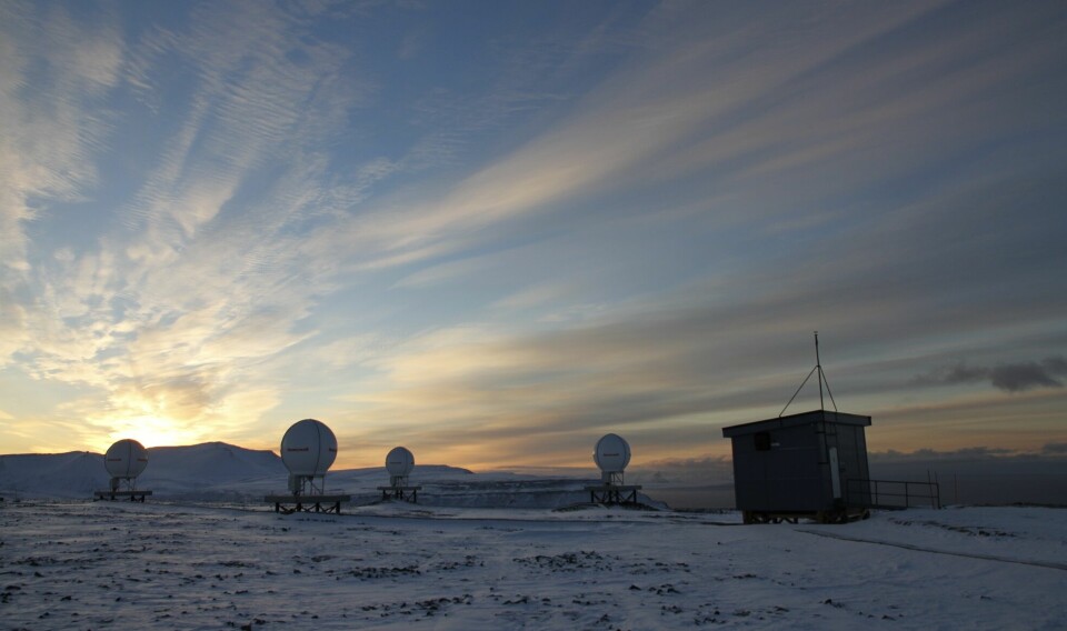 Bakkestasjonen til søk-og-redningsfunksjonen til Galileo på Svalbard.