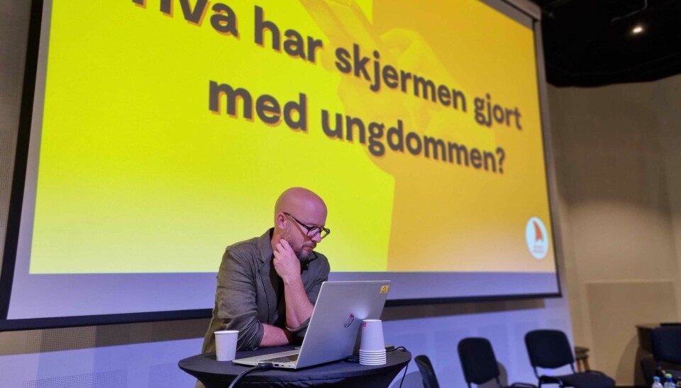 Hyggen deltok på et møte om ungdom og skjerm på Arendalsuka mandag 14. august.