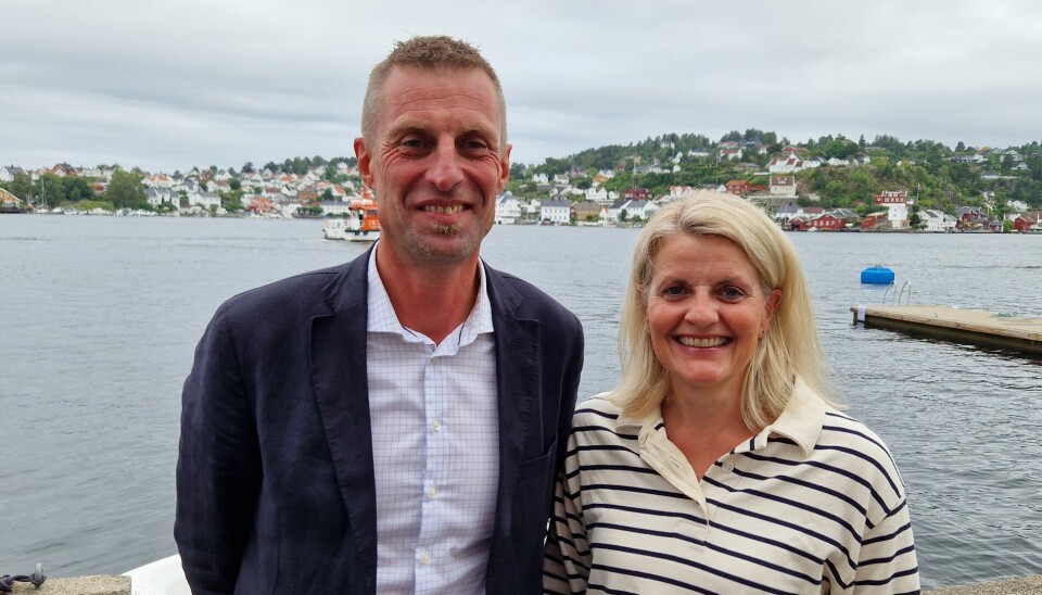 Knut Lutnæs fra Coop Norge og forbrukerdirektør Inger Lise Blyverket diskuterte hva som er de beste tiltakene mot matsvinn på et møte i Arendalsuka.
