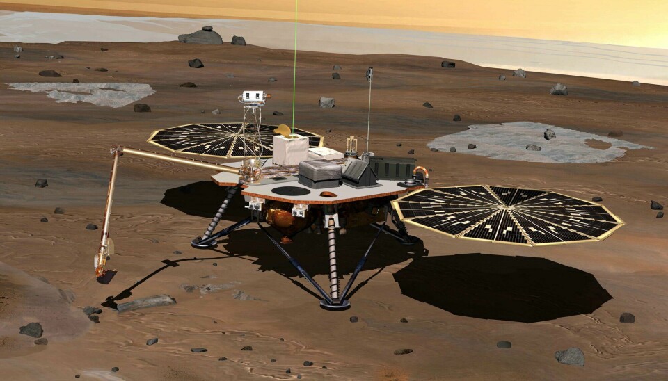 Nasa-sonden Phoenix (bildet) landet på Mars i 2008. Nå har forskere ved hjelp av datasimulering regnet ut hvor mange mennesker som trengs for å etablere en koloni på planeten.