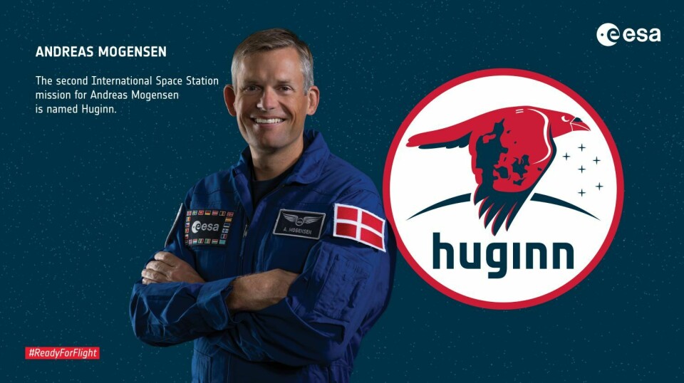 Andreas Mogensens andre oppdrag til romstasjonen heter Huginn.