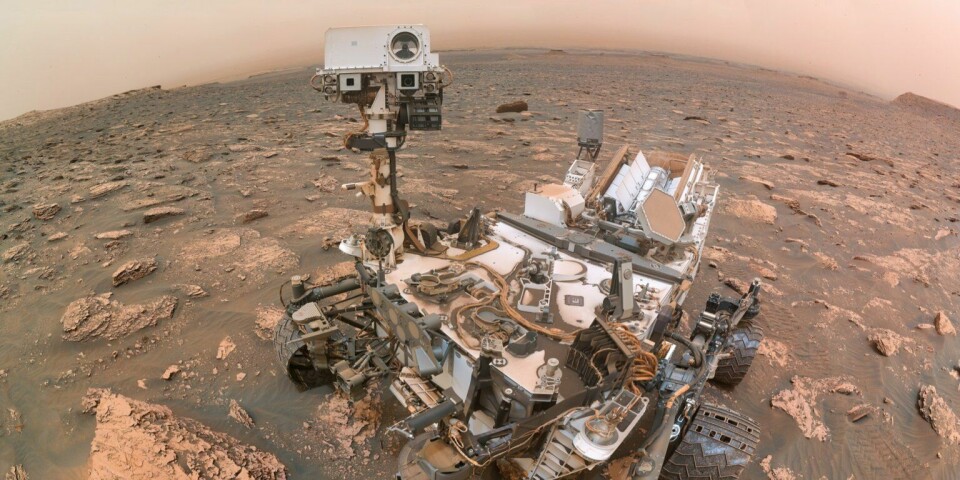 Selvportrett av roveren «Curiosity» på Mars.