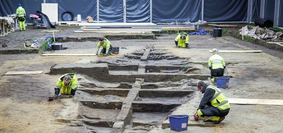 The part of the ship that has been preserved was just over 19 metres long and a little more than four metres wide.