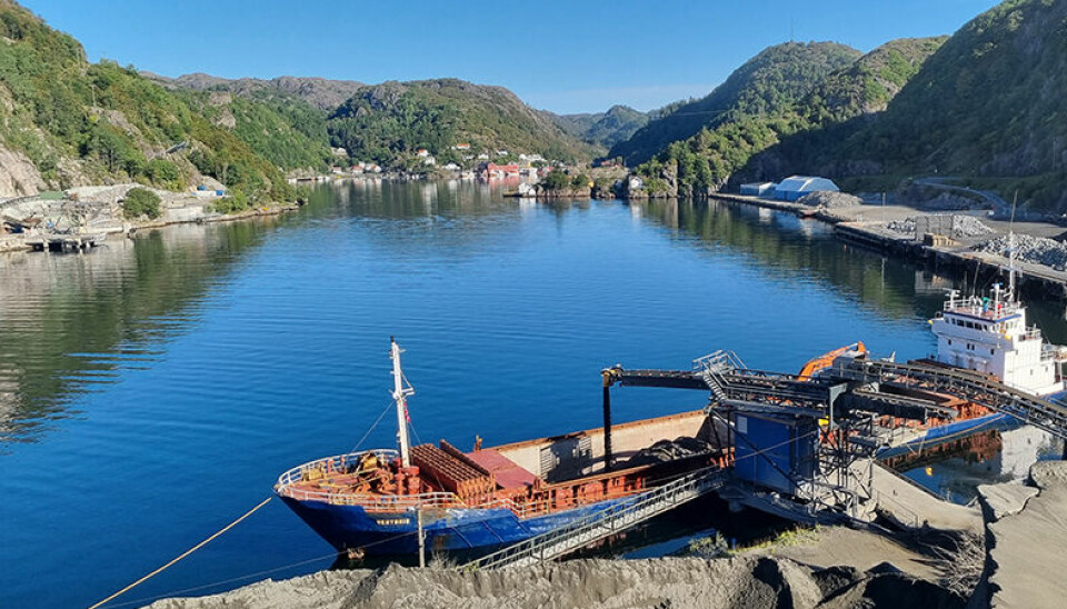 Selskapet Rekefjord Stone i Sokndal kommune Rogaland har rundt 600 skipsanløp årlig.