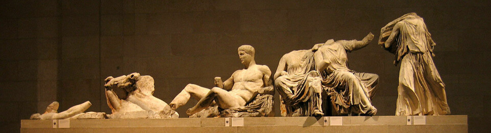 The Elgin Marbles er 21 ulike statuer og skulpturer som er sutstilt på British Museum. De utgjorde rundt halvparten av de statuene som var igjen i tempelet på Akropolis da Thomas Bruce, jarlen av Elgin, tok de med seg hjem til Storbritannia på starten av 1800-tallet. Resten av Parthenon-skulpturene er utstilt i Athen.