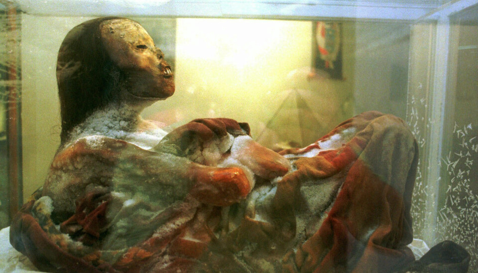 Den frosne kroppen til Juanita ble funnet i 1995. Siden har den vært på utstilling på Museum of Andean Sanctuaries i Peru.