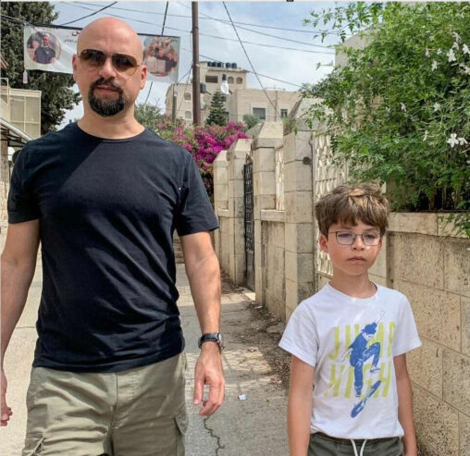 7. oktober var forsker Nadim Khoury i Jerusalem for å besøke familie sammen med sin norske kone og deres barn.