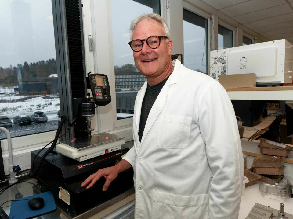 Here at Ås, Nofima scientist Rune Rødbotten has scanned chicken meat to see if the muscles have developed normally.