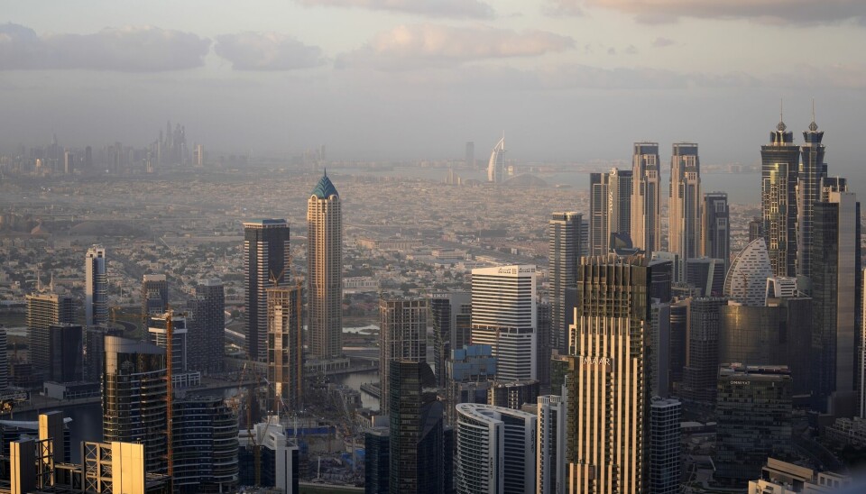 Utsikt over vertsbyen Dubai.