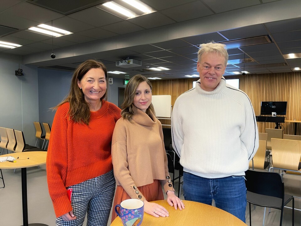 From left: May-Britt Moser, Soledad Gonzalo Cogno, and Edvard Moser.