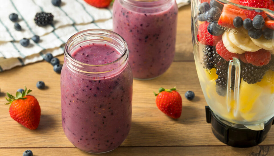 Forskere så på hvordan banan virker i smoothie med bær. Det er ikke sikkert de bør være med samtidig, ifølge en liten studie. Forskere så på hvordan banan virker i smoothie med bær. Det er ikke sikkert de bør være med samtidig, ifølge en liten studie.
