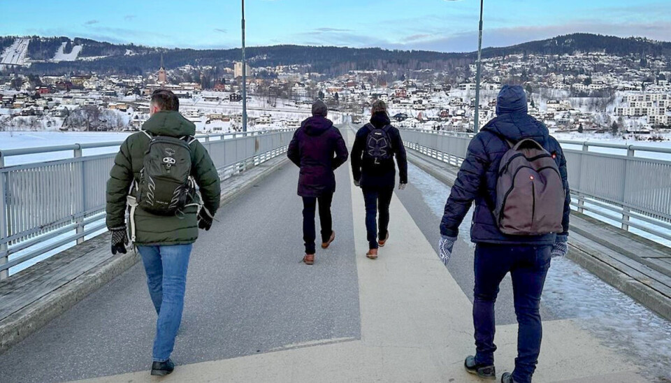 For de som feirer jul på Lillehammer kan en spasertur på Vingnesbrua også hjelpe på å lette kroppen.